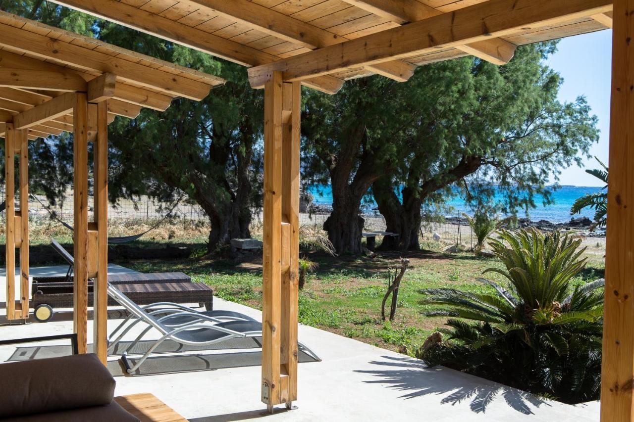 Mera Beachfront House - Фаласарна Экстерьер фото