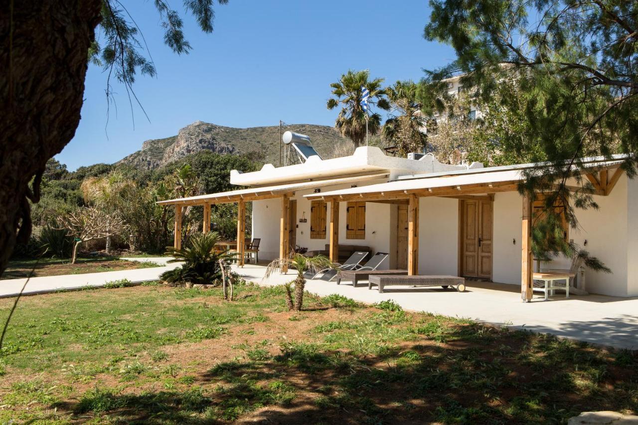 Mera Beachfront House - Фаласарна Экстерьер фото