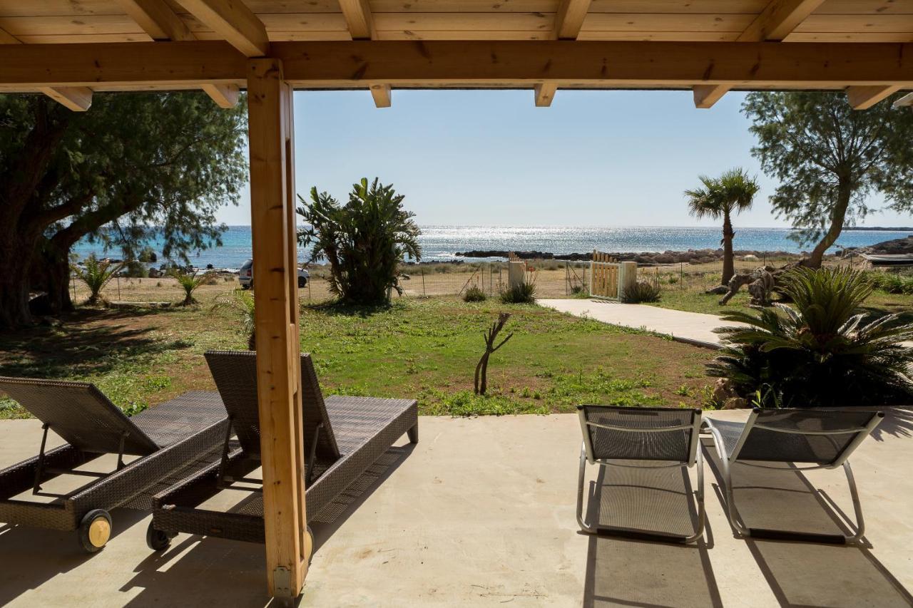 Mera Beachfront House - Фаласарна Экстерьер фото